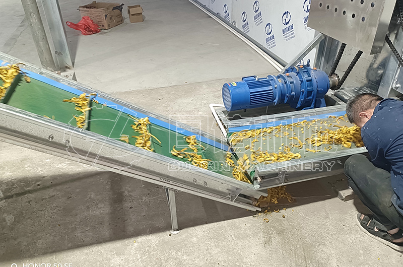 成都(dōu)黃(huáng)柏烘幹試機(jī)現(xiàn)場(chǎng)