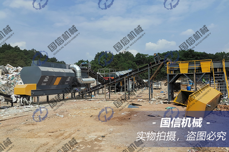 廣西(xī)南(nán)甯建築裝修垃圾分(fēn)揀現(xiàn)場(chǎng)