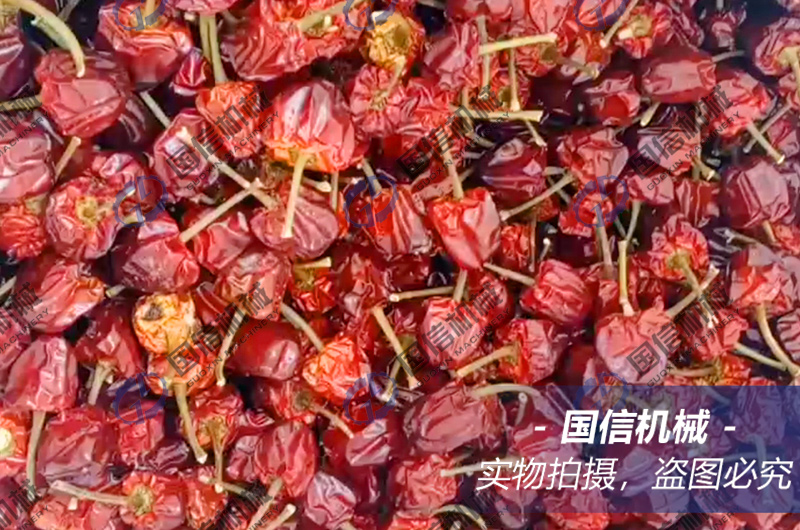 貴州遵義草(cǎo)莓椒烘幹現(xiàn)場(chǎng)